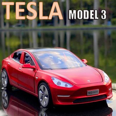 New 1:32 Tesla MODEL 3 Alloy Car Model Diecasts Toy Vehicles Toy Cars Free Shipping Kid Toys For Children Gifts Boy Toy
