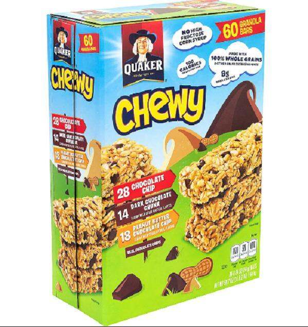 Quaker Chewy Granola Bars (60 Counts) Lazada PH