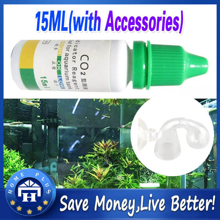 【Local delivery】 Aquarium CO2 Indicator Solution Fish Tank Liquid Test ...