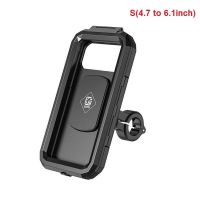 Handlebar S Waterproof Case Bike Motorcycle Phone Holder Handlebar Rear View 4.7 To 6.8" Cellphone Mount Bag Motorbike Scooter Phone Stand