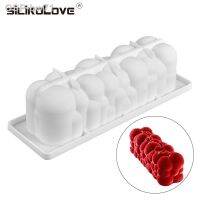 【lz】◑  SILIKOLOVE-Molde De Silicone Molde De Bolo De Arte Ferramentas De Cozimento Caseiras DIY Série 3D Cloud Espiral De Bolha Sobremesas Sobremesas Mousse