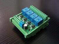 2468ช่องโมดูลรีเลย์ Photoelectric Isolation Control Board PNPNPN PLC 3.3V 5V 12V 24V ไดรฟ์220V 10A SPST