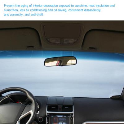150x70cm เปลี่ยนอุปกรณ์ปลอกรถยนต์บานหน้าต่างหน้ารถพับได้กันฝุ่นกันรังสียูวีสำหรับรถยนต์ทุกรุ่น