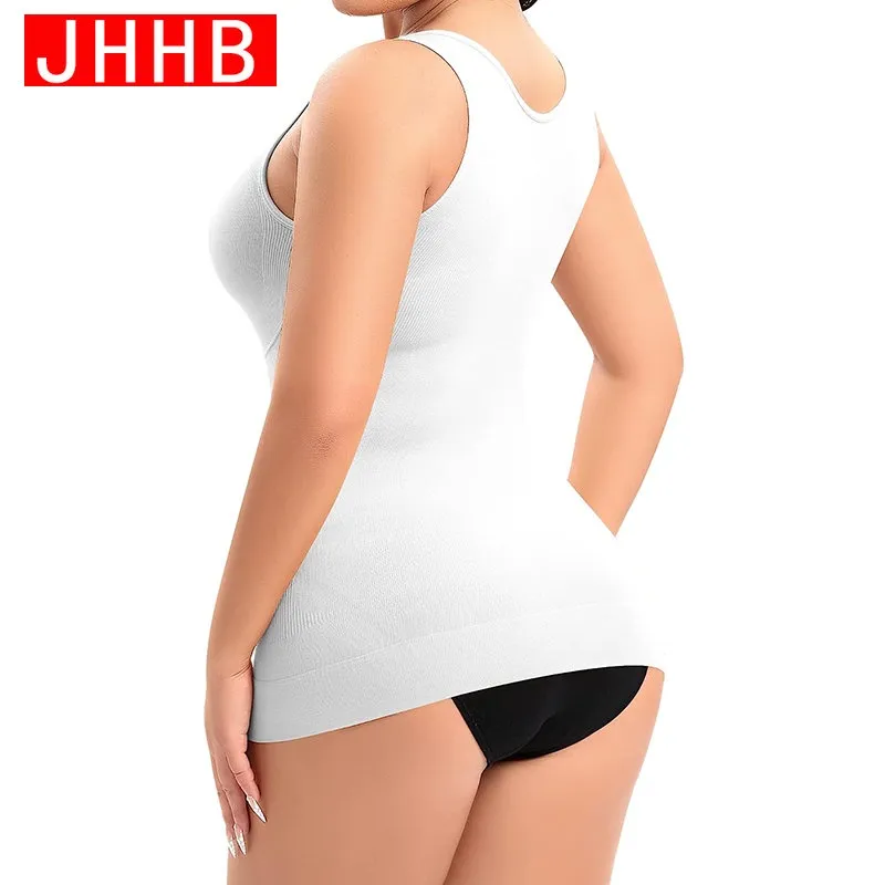 JHHB Women Tummy Control Shapewear Classic 2-IN-1 with Padded Bra