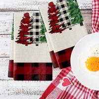 Useful Kitchen Towel Quick-drying Dish Cloth Towel Durable Do The Dishes Christmas Styles Holiday Tea Snowman Hand Towel Dish Cloth  Towels