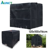 Black Rain Water Cover for 1000 L IBC Container, Water Storage Bucket Waterproof Cover Oxford Cloth 210D, Outdoor tools