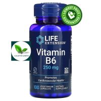 NEW Life Extension Vitamin B6 250 mg / 100 Vegetarian Capsules