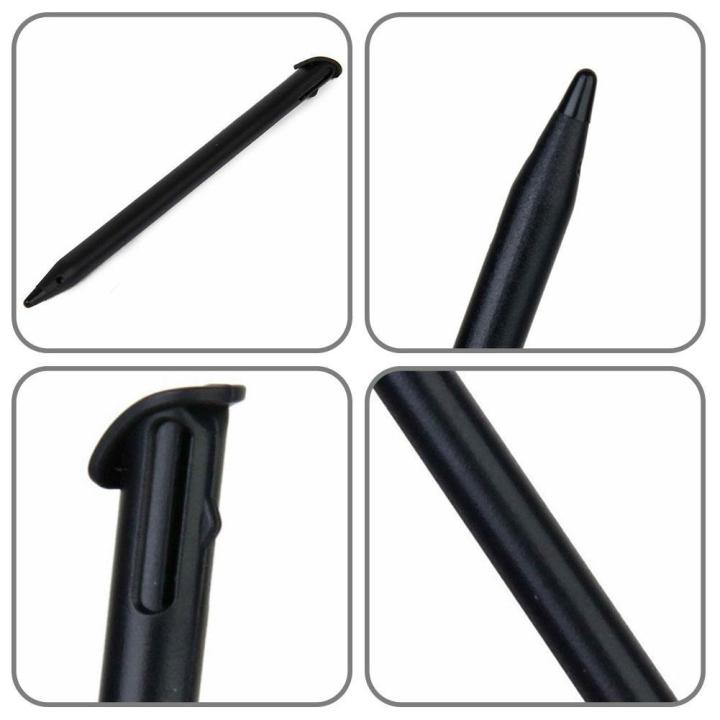 ปากกาปากกาสไตลัสหน้าจอพลาสติกสีดำ5ชิ้นขายดีสำหรับอุปกรณ์เล่นเกม-nintendo-wii-u-pro