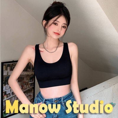 บรา บราสายเดี่ยว เสื้อกล้าม สายเดี่ยว บราสายเดี่ยวแบบสวม T15  Manow.studio