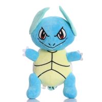 【CW】 25cm TAKARA TOMY Wartortle Plush Toys Doll Pokemon Soft Stuffed Animals Dolls for Kids Children Birthday Gifts