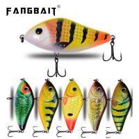 Fangbait fishing Pike Lures Slider jerkbait wobbler Rattle 6cm slow sinking Jerkbaits with loud sound Full Range Pike musky lure