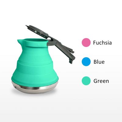 ☸✺✹ Creative Portable Silicone Kettle Outdoor Multifunctional Folding Coffee Maker 1500ml Travel Camping Kettle