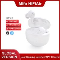 Mifo Hifiair 2บลูทูธ5.3หูฟังเอียบัดไร้สายระบบลดเสียงรบกวนแบบแอกทีฟระบบไฮบริดหูฟังสเตอริโอ4ไมโครโฟนไดรเวอร์คู่