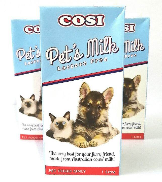 Cosi Milk (1 Liter / 12 Liters) Cosi Pet's Milk Lactose Free for Dogs