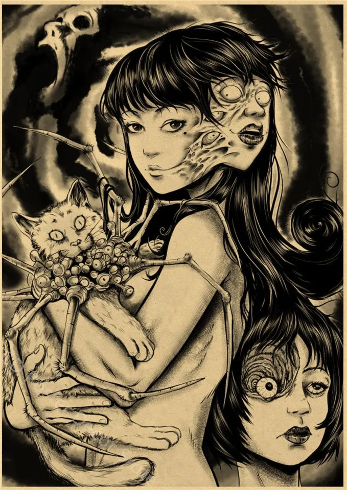 Poster: Junji Ito Collection - Horror Manga Artwork (24x36) – BananaRoad