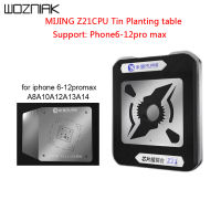 MIJING Z21 CPU Reballing Magnetic Platform for IPHONE A8 A9 A10 A11 A12 A13 A14 Lower Steel Mesh Positioning Plate Chip Clamp