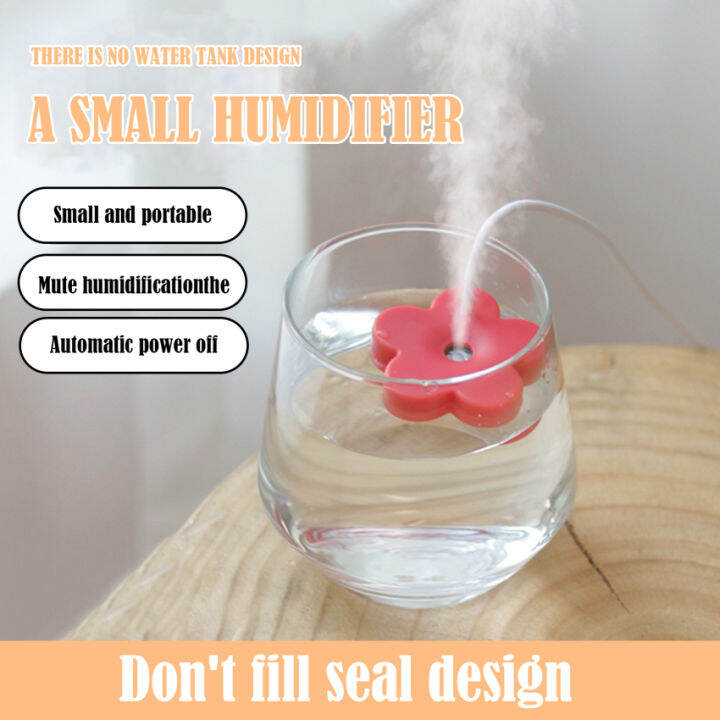 New Portable USB Petal Shape Air Humidifier Mini Ultrasonic