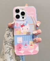 เคสโทรศัพท์มือถือการ์ตูน Hello Kitty สำหรับ iPhone 14 Pro Max 13 Pro Max 12 Pro Max ซิลิโคนนิ่มฝาหลังสำหรับ iPhone 11กรอบด้านหลัง