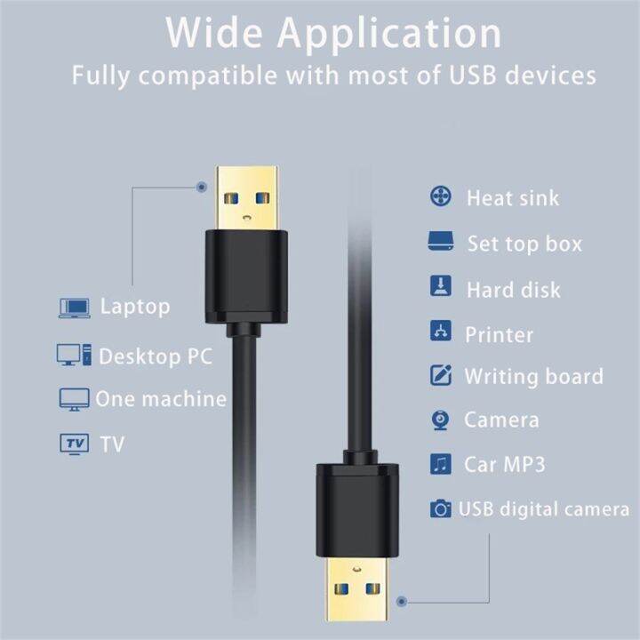 kabel-ekstensi-1-0m-usb3-0-untuk-tv-pintar-ps4-xbox-one-kamera-ssd-usb-ke-kabel-usb-kabel-transfer-cepat-usb-3-0