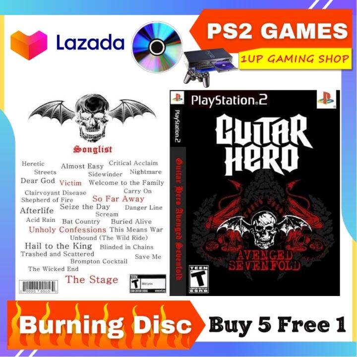 Kaset Dvd Game Ps Guitar Hero Avenged Sevenfold Lazada Indonesia