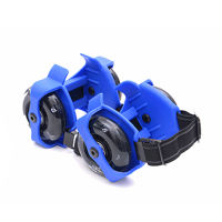 1 Pair Flashing Roller Skating Shoes Whirlwind Pulley Flash Wheel Heel Roller &amp;T8