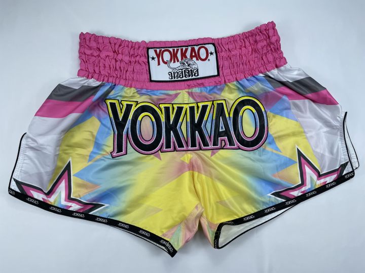 yokkao-กางเกงมวยไทยนำเข้าจากประเทศไทยแท้การต่อสู้-sanda-มวยต่อสู้กีฬากางเกงขาสั้นชายและหญิง-gratis-ongkir