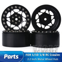 (ใหม่) 2.2นิ้ว CNC โลหะดุมล้อล็อคยางสำหรับ110 18 RC รถตีนตะขาบ AXIAL SCX10 90046 RR10 Wraith