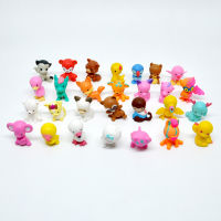 25 PcsLot Mini Wild Animal Cat Dog Monkey Rabbit Twisted Egg Toy Aciton Model Figure Cartoon Doll Capsule Birthday Gift