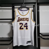 NBA Original BASKETBALL Mens Jersey 24 Kobe Bryant Los Angeles Lakers Hot Pressing Retro City Edition Swingman Jerseys White