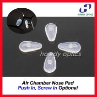 500pcs Eyeglasses Silicone Air Chamber nose pads Super Light Soft Free Shipping