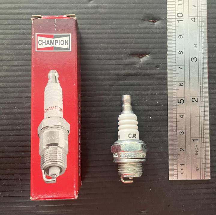 Spark Plug CJ8 843 CHAMPION FOR GRASS CUTTER CHAIN SAW MINI FOGGER
