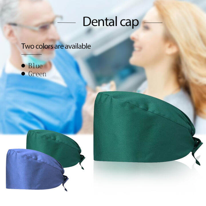 2023 Scrub Cotton dental clinic pharmacy work cap doctor operating room