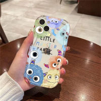 เคสโทรศัพท์สำหรับ OPPO Realme C11 2021 C33 C35 C55 C21Y C2 C25Y C20 C21 C12 C15 C25 C31 C30S C25S 5 5i 5S 6i เคสมือถือ INS นิ่มกันกระแทกรูปดอกไม้ขอบหยัก Monsters University สัตว์ TPU อุปกรณ์เสริมโปร่งใส