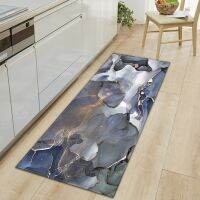 【CC】✾♝❦  Custom Marble Entrance Doormat Bedroom Anti-Slip Rugs Room Floor Hallway Balcony Foot