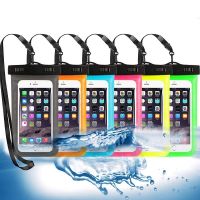 Universal Waterproof Pouch Case Cell Phones Portable Swimming Phone bag Bags Dry Case Cover for Iphone Samsung Under 6.5 inc