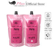 Thuốc uốn duỗi tóc trung hòa A86 Safe không canh mềm hoá cho tóc yếu 1000ml