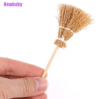 [Newbaby]1:12 Dollhouse Miniature Mini Broom Model Yard Accessories Furniture Toys