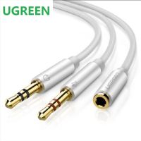 Ugreen Headphone for Computer 3.5mm Female to 2 Male Mic Audio Y Splitter Cable Headset PC Adapter Headphones Accessories