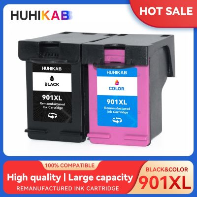 HUHIKAB Re-Manufactured 901XL Cartridge Replacement For HP 901 Ink Cartridge Officejet 4500 J4500 J4540 J4550 J4580 J4640 4680