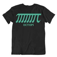 เสื้อยืดผ้าฝ้าย พิมพ์ลาย Octopi Pi Day Octopus Pi Comic Math Nerd Pun ของขวัญคณิตศาสตร์ MFhgap00OLccpe31Size S-5XL  0EFC