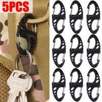 5PCS S-Type Climbing Safety Buckle Plastic Sport Outdoor Multifunction Accessories