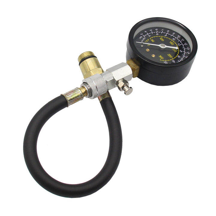 Car Engine Compression Tester Universal 11inch Rubber Hose Testing Gauge Lazada