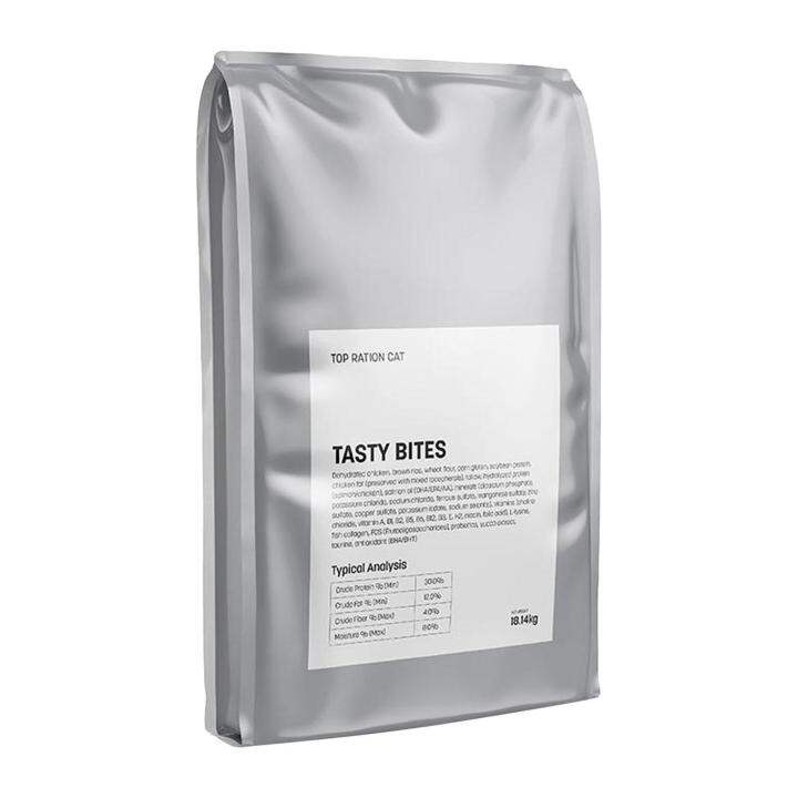 Top Ration Tasty Bites Premium Dry Cat Food Healthy Skin And Coat 18