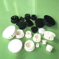 ✢ Black/White Nylon Round Snap-on Plug 6mm 8mm 10mm-30mm Plastic Hole Caps Blanking End Caps Seal Stopper