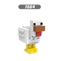 Minecraft Building Blocks Toy Minifigures-ไก่