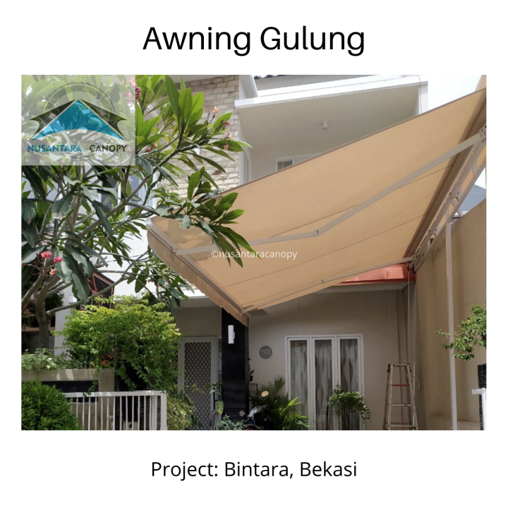 Awning Gulung Jakarta Awning Berkualitas Otomatis Dan Manual