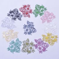 【YD】 30pcs AB6737 30x25mm Painted Leaves Jewelry  Earring accessories