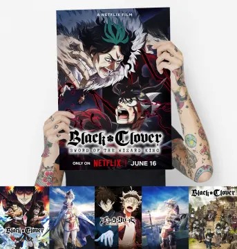 Asta Black Clover Anime Decoration Manga Home Decor Canvas Painting Living  Room Wall Art Pictures Posters Prints