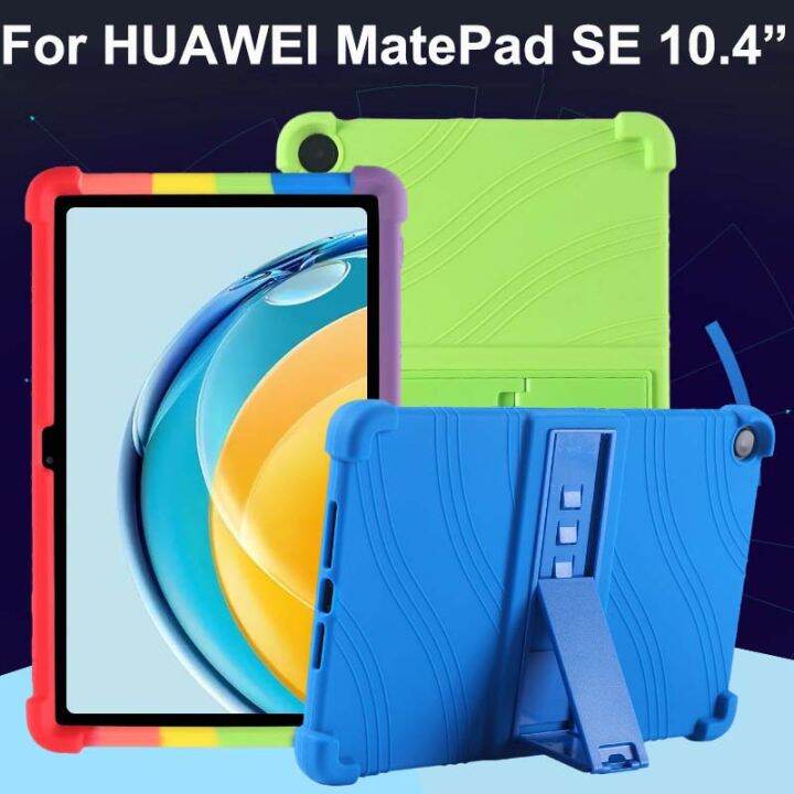 silicon-case-สำหรับ2022-huawei-matepad-se-10-4นิ้ว-ags5-l09-ags5-w09-soft-anti-crack-cover-matepadse-10-4-เคสป้องกัน-stand-holder