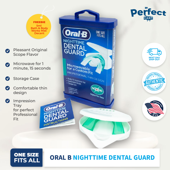 OralB Nighttime Dental Guard Microwavable for a Custom Fit Lazada PH